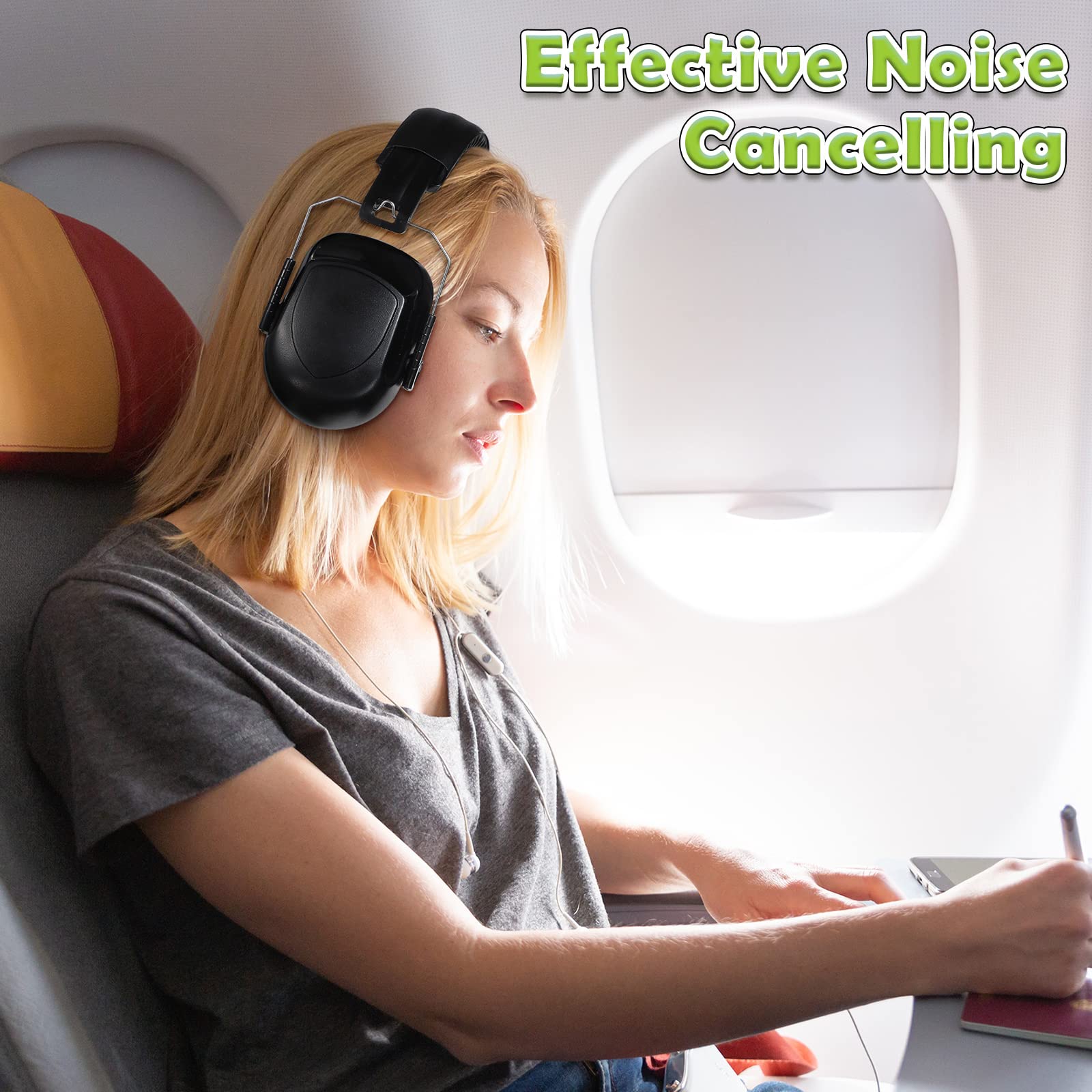 4 Pack NRR 28dB Safety Ear Muffs, Foldable Noise Reduction Safety Ear Protection Adult Noise Cancelling Earmuffs for Shooting (Red and Black) 4 Pack NRR 28dB Safety Ear Muffs, Foldable Noise Reduction Safety Ear  Protection Adult Noise Cancelling Earmuffs for Shooting (Red and Blue)