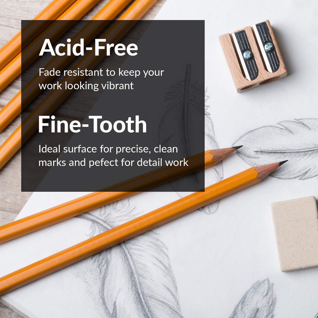 Marker Sketch Book Pack 9 x 12 inches Sketchpad, 2 Pack Pads 100 Sheets Marker Sketchbook for Drawing Spiral Sketch Book Bound 65lb Sketch Book for HIPPIE CRAFTER