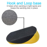 M-jump 5 inch Mouse Hand Sanding Pad Hook and Loop Sanding Block Hook Backing Plate For Woodworking, Furniture Restoration, Home and Automotive Body. M-jump