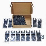 AIFICUT 50pcs Wood Plastics Metal Multitool Blades Titanium oscillating Saw Blades Quick Release Fit Dewalt Tools Bosch Porter Cable Black & Decker AIFICUT