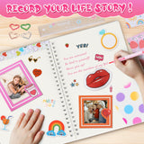 DIY Journal Kit for Girls Ages 8-12 - Girls Scrapbook Kit Gifts, DIY Journal Kit for Girls to Decorate Scrapbook, Journals for Writing, Scrapbook Kit Nexority