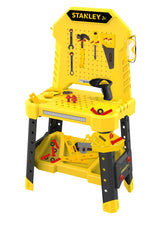 STANLEY Jr. Pretend Play Workbench & Power Drill & Toolset - 140 PCS STANLEY Jr.