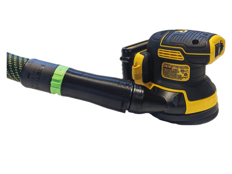 Vacuum Adapter for Dewalt or Craftsman Sanders - Dust Collection - Galactic Gadgets (Festool 27mm - Black) Galactic Gadgets