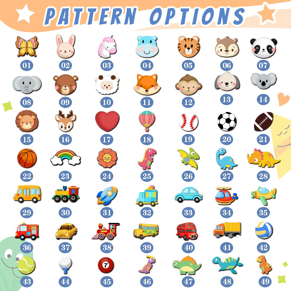 PUREFLY Name Puzzle for Kids Personalized, Custom Baby Boy Girl Gifts First Birthday Valentine Easter, Montessori Learning Toddler Toy Alphabet PUREFLY