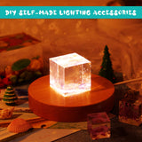 7 Pieces Square Resin Molds Rectangle Resin Molds Candle Mold Cube Casting Molds for Insect Specimen Coaster Flower Pot Candle Soap Jewelry Holder Geiserailie