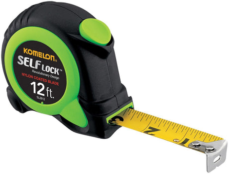 Komelon SL2812; 12' x 5/8" Self-Lock Tape Measure Komelon