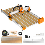 FoxAlien 4080 Extension Kit with Upgraded Hybrid Spoilboard for Masuter Pro CNC Router Machine Working Area Extend (15.75" x 31.5", X-Y) FoxAlien