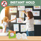 YUUMEA Double Sided Tape, Nano Mounting Tape Heavy Duty (2 Sizes, Total 400 INCHES), Clear Two Sided Wall Tape, Removable Picture Hanging Adhesive YUUMEA