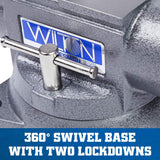 Wilton 1765 Tradesman Bench Vise, 6-1/2" Jaw Width, 6" Max Jaw Opening, 4" Throat Depth (28807) Wilton