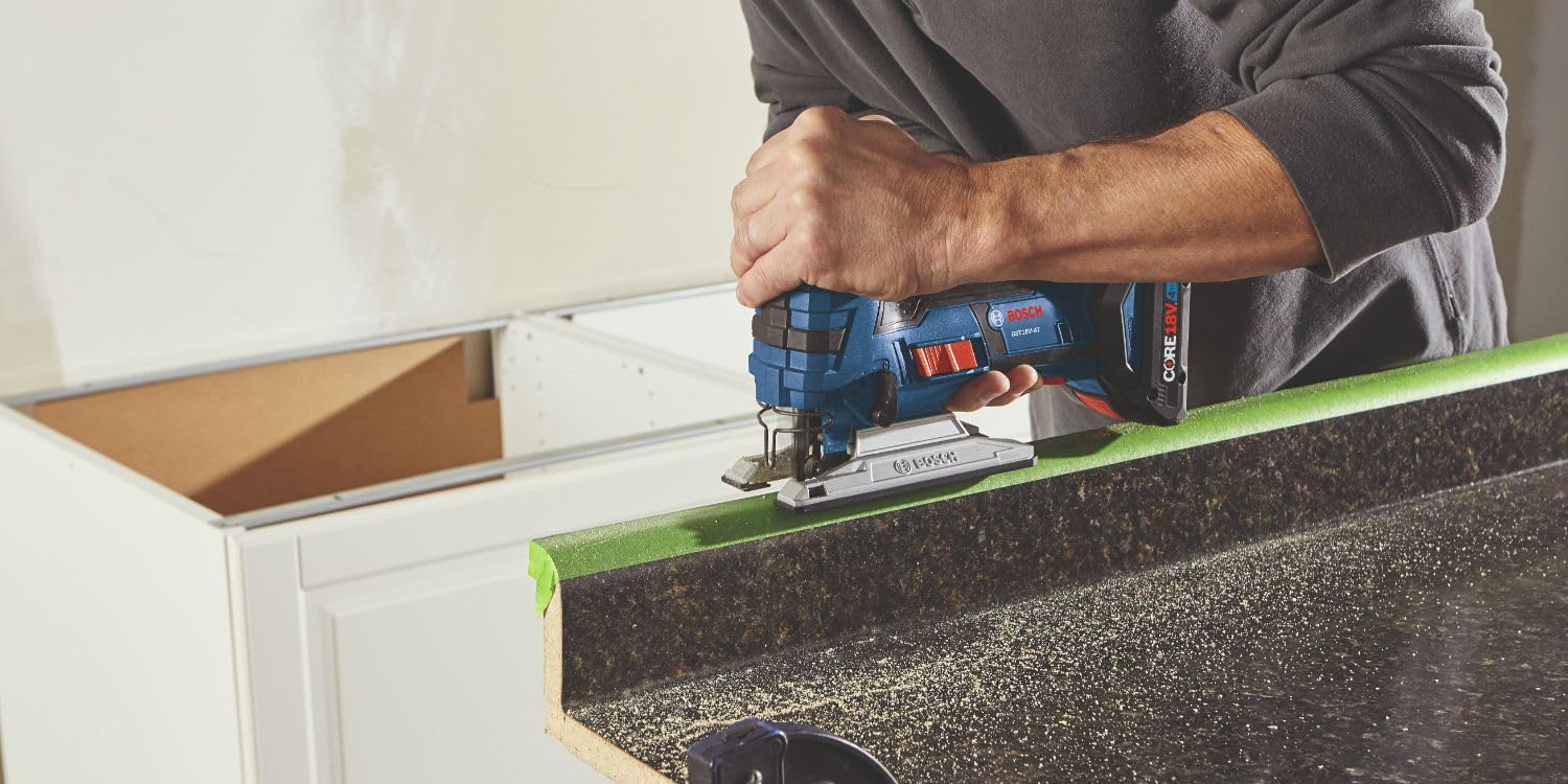 BOSCH GST18V-47N 18V Barrel-Grip Jig Saw (Bare Tool) - WoodArtSupply