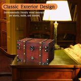 GemJelry Wooden Jewelry Box, Classical Wood Jewlery Box Jewelery Storage Box Case Holder Jewellery Chest Organizer Mom Gifts Mothers Day Gift for GemJelry