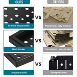 Daanxw Pegboard Rack Garage Storage Steel Horizontal Peg Board Pack,Steel Pegboard Heavy Duty- 4 Pack Metal Peg Board Tool Organization Panels Daanxw