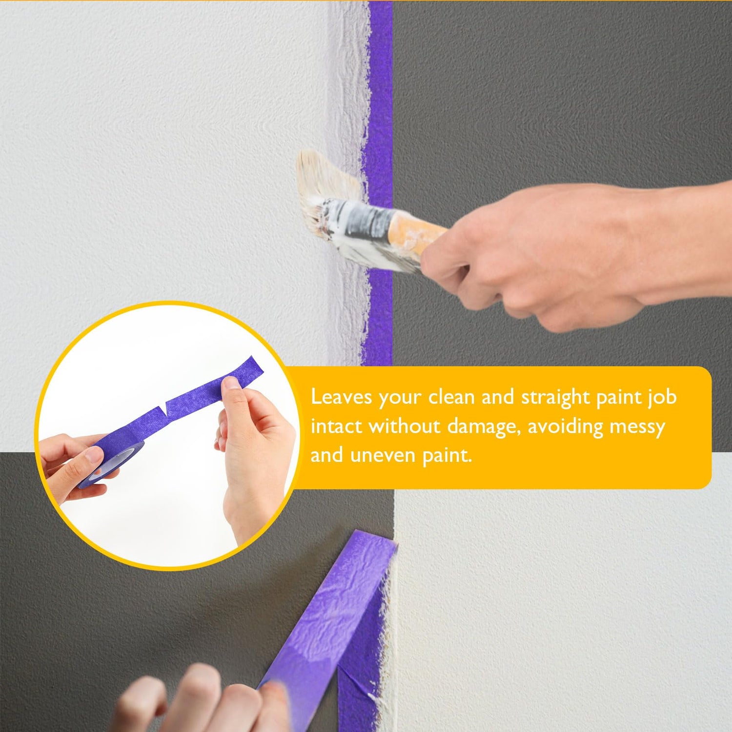 XEHAHOSH Upgrade Colored Masking Tape 0.65 in x 45 Ft x 3 Roll. Colored Tape Set. Suitable for DIY Supplies, Enhanced Viscosity, Easy to Tear, No XEHAHOSH