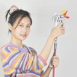 JWGJW Airless Paint Spray Gun & 517 Tip Suitable for All airless Paint Spraying Machines, Swivel Joint & High Pressure 3600 PSI (JW-122532) JWGJW