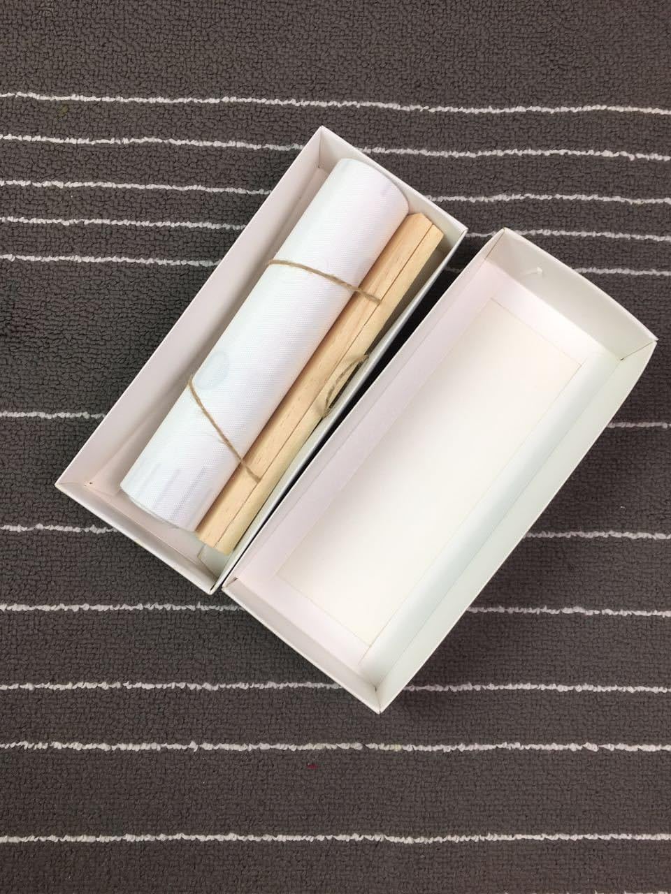 MinoMia Kids Growth Chart, Wood Frame Fabric Canvas Height Measurement Ruler from Baby to Adult for Child's Room Decoration 7.9 x 79in (7.9 x 79in, MinoMia