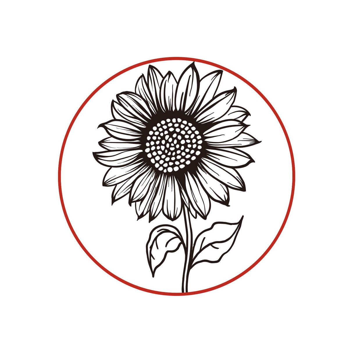 Sunflower Pattern Leather Branding Iron with Wooden Handle – Durable BBQ Heat Stamp for Crafting and Baking SUPERFINDINGS