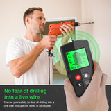 Stud Finder Wall Scanner 5 in 1 Multipurpose Electronic Stud Sensor with HD LCD Display AC Wire Detector Wall Wood Metal Stud Detector Portable Edge Tcwhniev