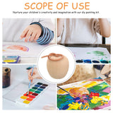 ABOOFAN Unfinished Wooden Apples 5pcs Wooden Crafts DIY Unpainted Fruit Shape Art Crafts for Color Painting Wooden Mini Wooden Peg Dolls ABOOFAN