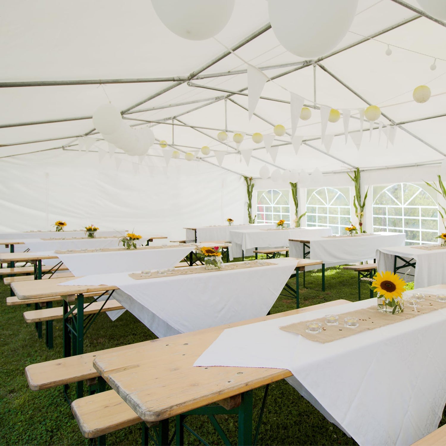 Quictent 20x40 Party Tent Heavy Duty Upgrade PVC Fire Retardent Vinyl Outdoor Gazebo Wedding Canopy Carport Shelter BBQ Tents with 6 Removable Quictent