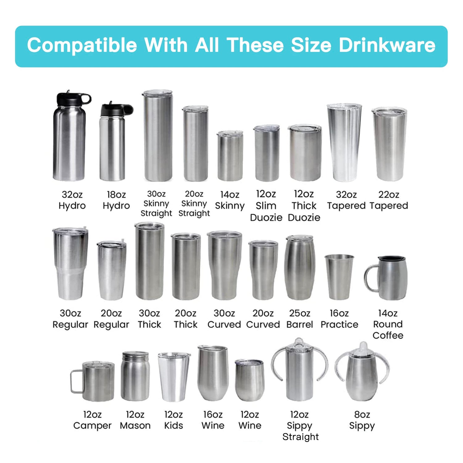 2PACK Silicone Cup Cradle for Tumbler with Built-in Slot,Tumbler Holder for Crafts Use to Apply Vinyl Decals for Tumblers and Alignment of Decals on FABULWAY