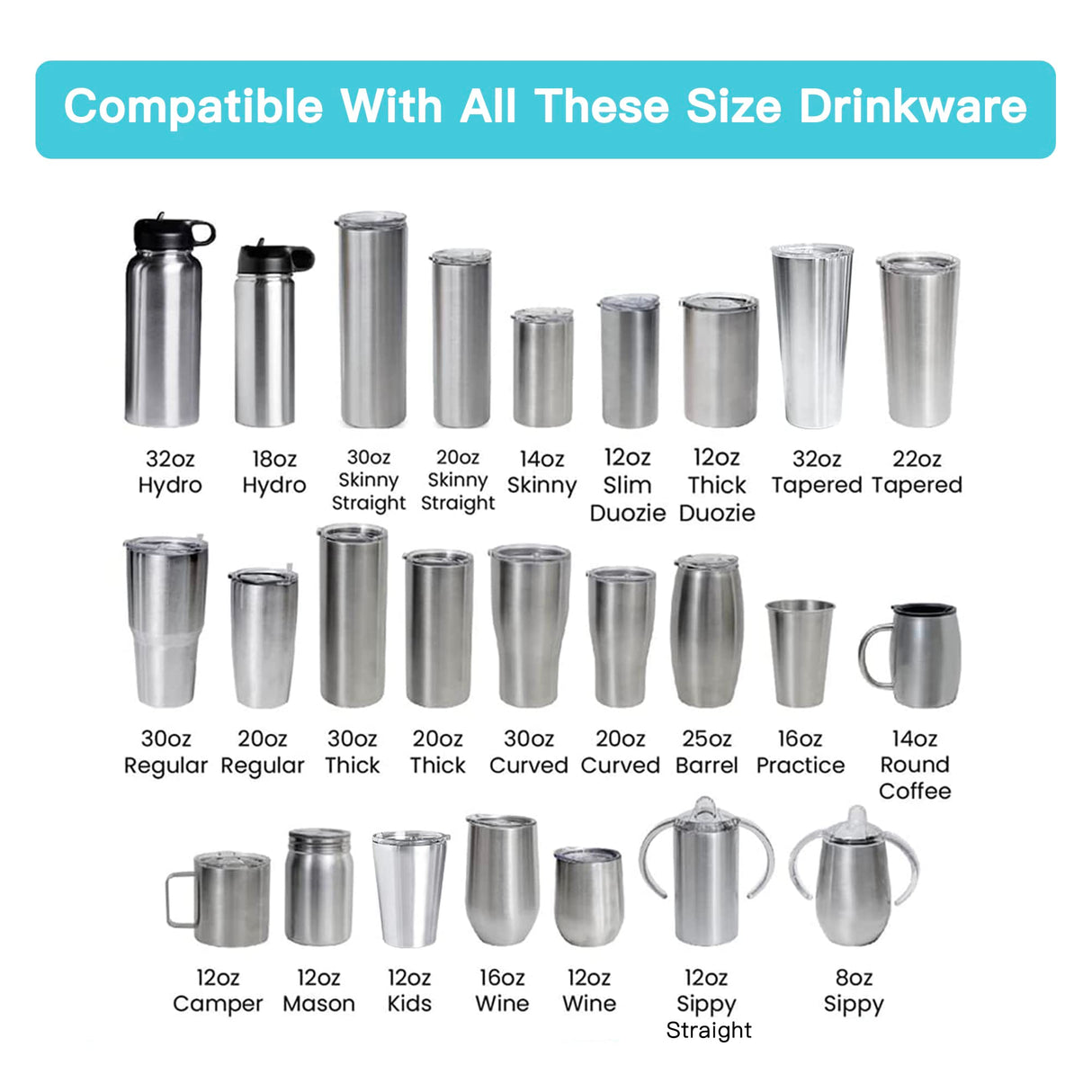 2PACK Silicone Cup Cradle for Tumbler with Built-in Slot,Tumbler Holder for Crafts Use to Apply Vinyl Decals for Tumblers and Alignment of Decals on FABULWAY