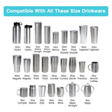 2PACK Silicone Cup Cradle for Tumbler with Built-in Slot,Tumbler Holder for Crafts Use to Apply Vinyl Decals for Tumblers and Alignment of Decals on FABULWAY