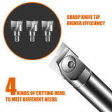 Luckyway Door Lock Hole Opener Kit, Lock Mortiser for Wooden Doors.(Install/Change The Door Lock Yourself) Luckyway