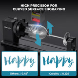 Creality Rotary Roller Pro, 3 in 1 Multi-Functional Laser Rotary Roller Y-axis Jaw Chuck Rotary for Engraving Cylindrical Objects, Tumblers, Wine CREALITY FALCON