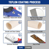 WORKPRO PEX Pipe Cutter with Sharp 7Cr17MoV Blades, Hose Cutter with 1/8"-1-5/8" Cutting Capacity, Tubing Cutter for PPR, PE, PP, and Rubber Hoses, WORKPRO