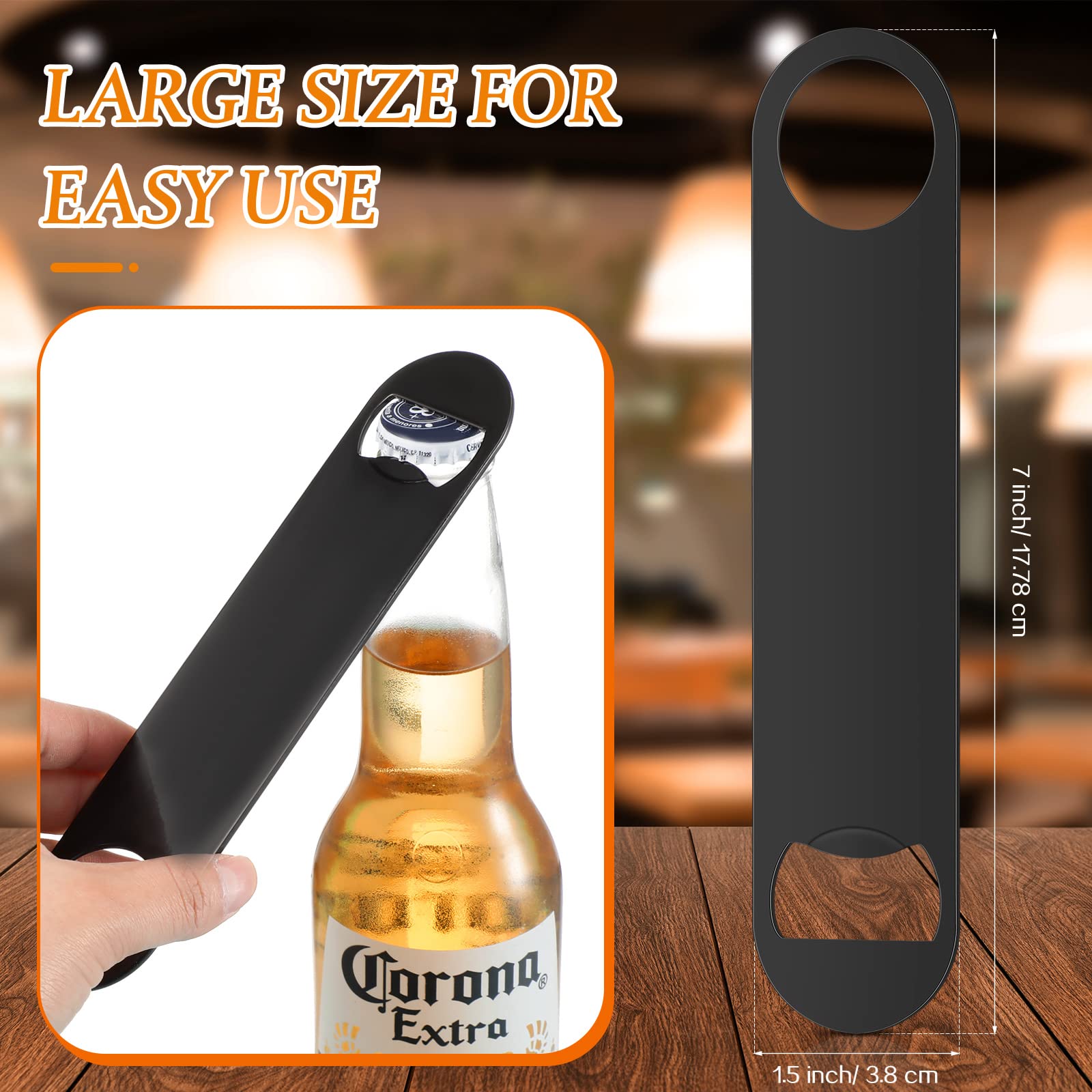 Pack of 20 Flat Bottle Opener Stainless Steel Beer Openers Sublimation Bottle Opener Blanks Heavy Duty Bar Funny Bartender Bottle Opener for Men - WoodArtSupply