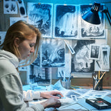 Arteza Compressed Charcoal Sticks, Set of 16, Medium and Hard Grade Sketching Crayons, Art Supplies for Drawing and Shading ARTEZA