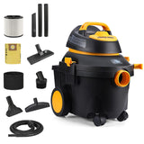 Shop-Vac 4 Gallon 5.5 Peak HP Wet/Dry Utility Vacuum with SVX2 Motor Technology, 3 in 1 Function Portable Shop Vacuum with Cart, Attachments, 5914000 Shop-Vac