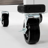 Seville Classics UltraHD Heavy Duty Rolling Cabinet Workbench Table w/Solid Wood Top Workstation for Garage, Office, Workshop, 6-Drawer (28" W x 25" Seville Classics