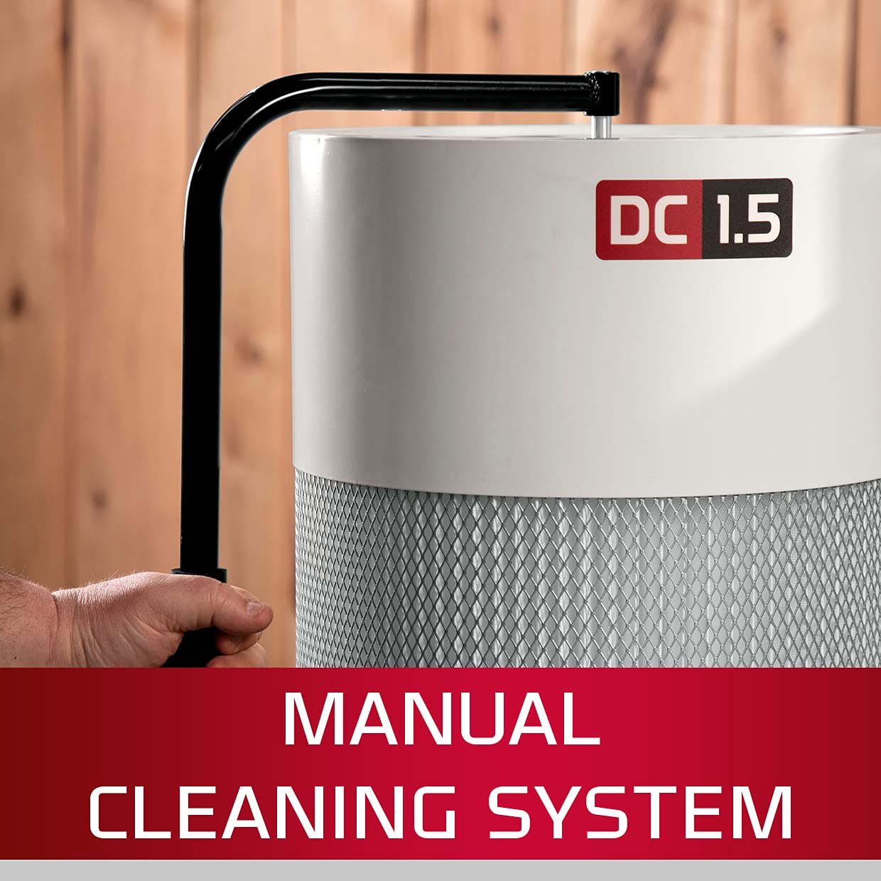 JET JCDC-1.5 Cyclone Dust Collector, 2-Micron Filter, 763 CFM, 1-1/2HP, 1Ph 115V (717515) Jet