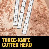 DEWALT Planer, Thickness Planer, 13-Inch, 3 Knife for Larger Cuts, Two Speed 20,000 RPM Motor, Corded (DW735) DEWALT