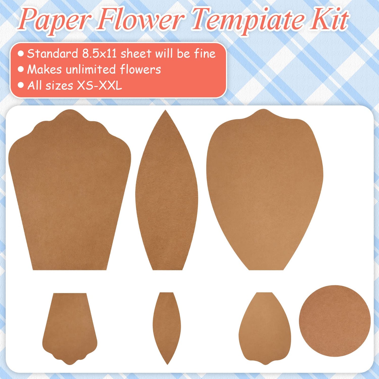 28 Pcs Paper Flowers Template Kit DIY Paper Flower Decorations for Wall Rose Peony Daisy Daffodil Paper Flower Template Kit for Wedding Birthday Baby Henoyso