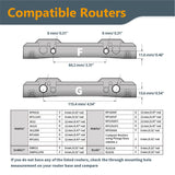 POWERTEC 71085 Router Guide Rail Adapter System for Makita/Festool Track Saw Guide Rail, Circular Saw, Compact Router & Plunge Router POWERTEC