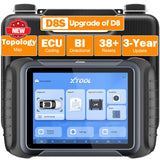 XTOOL D8S Bidirectional Automotive Diagnostic Scan Tool, 3-Year Update, Topology Mapping, ECU Coding/38+ Services/Full Diagnostic Scanner/Crankshaft XTOOL