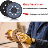 Sander Pad for Dewalt, 5 inch 8 Hole Hook and Loop Replacement Orbital Sander Pad for DeWalt DWE6421 6421K DWE6423 6423K DCW210B (2 PCS) pakmee
