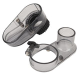 CNC Router Dust Shoe for 52mm Spindle Motors, Clear CNC Dust Boot with 38mm Hose Diameter for 52mm Spindle Motors and Router Pomya