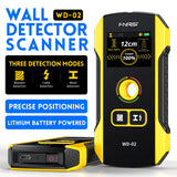 Stud Finder Wall Scanner - FNIRSI Upgraded WD-02 TFT Display Electronic Stud Detector with HPC Chip, Wall Scanner with Positioning Hole for Center FNIRSI