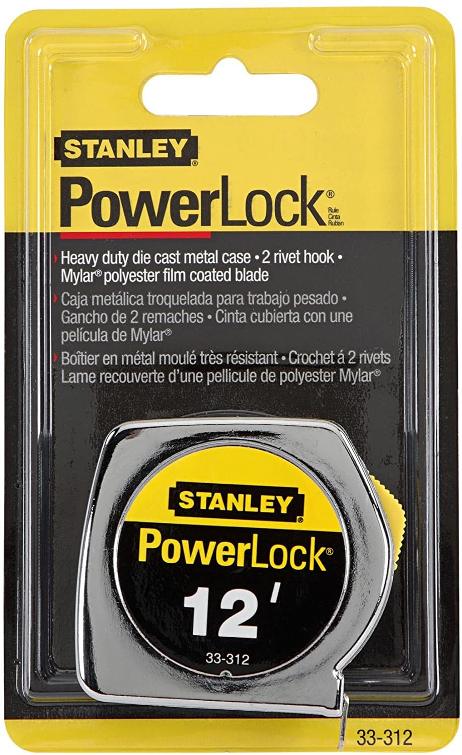 Stanley Hand Tools 33-312 3/4" X 12' PowerLock Professional Tape Measure (3 Pack) STANLEY