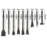 8MILELAKE Pneumatic Chisel Set 9pcs Air Hammer Punch Chipping Bits Tool 8MILELAKE