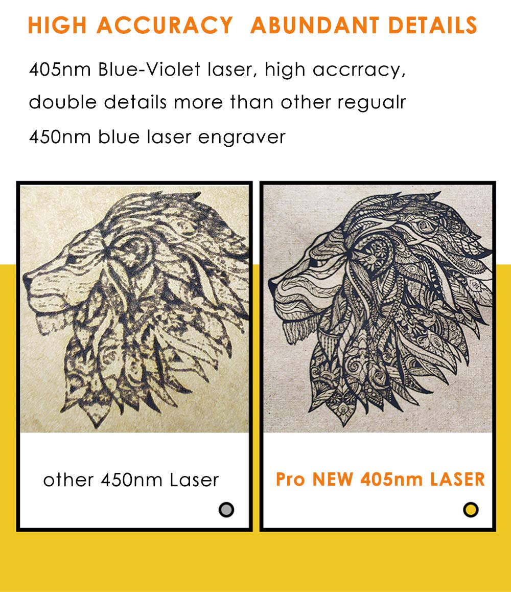 LaserPecker 1 Pro (Basic) Laser Engraver, DIY Mini Etcher Portable Design High Precision Engraving for Wood Felt Leather - Protective Goggles LaserPecker