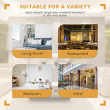 Room Divider Wall 4 Panels Indoor Handmade Wood Portable Room Dividers and Folding Privacy Screens Used in Multiple Occasions Decorate and Beautify Dopinmin