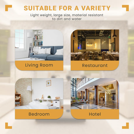 Room Divider Wall 4 Panels Indoor Handmade Wood Portable Room Dividers and Folding Privacy Screens Used in Multiple Occasions Decorate and Beautify Dopinmin