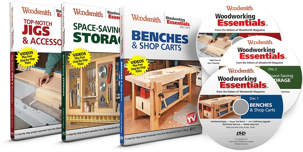 Woodsmith Woodworking Essentials 3 Disc Set - WoodArtSupply