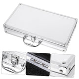 Vaguelly Box suitcase tool chest briefcases for men aluminum alloy briefcase metal case aluminum locking briefcase tool case for men small briefcase Vaguelly