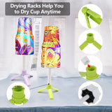 LFSUM Cup Turner for Crafts Tumbler,Tumbler Cup Spinner,Glitter Powder,Epoxy Resin kit for Tumblers for Beginners with Epoxy and Heat Gun (Pink) LFSUM