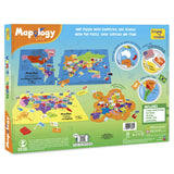 Imagimake Mapology United States & World Map Puzzle with Flags, Countries & Capitals | US Educational Toy for Kids 4-8 | Learn Geography Puzzle for Imagimake